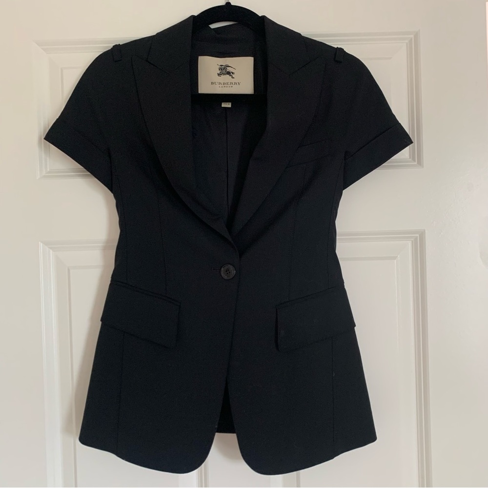 Burberry London Short Sleeve Blazer